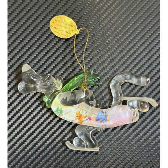 Bradford Editions Disney Winnie The Pooh Tigger 4 Crystal Clear Ornaments 2004 - Picture 9 of 14